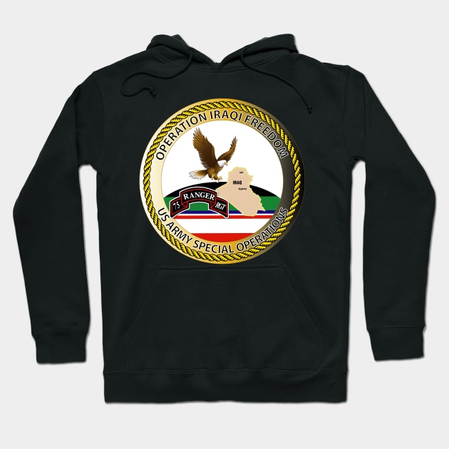 OIF - Emblem - Operation Iraqi Freedom - RGR Hoodie by twix123844